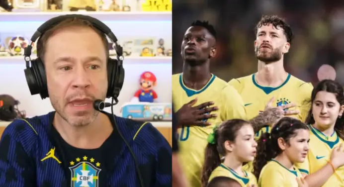 Tiago Leifert agride torcedores do Flamengo após jogo de Léo Pereira na Seleção