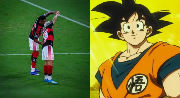 Dubladores de Dragon Ball Z exaltam comemoração de jogadores do Flamengo