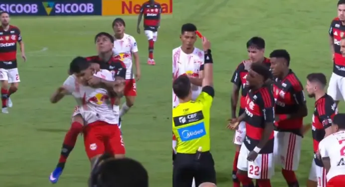 Flamengo toma atitude drástica com Erick Pulgar após jogo contra o Bragantino