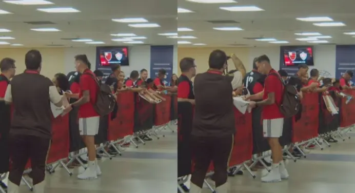 Saúl atualiza situação do filho antes de jogo do Flamengo