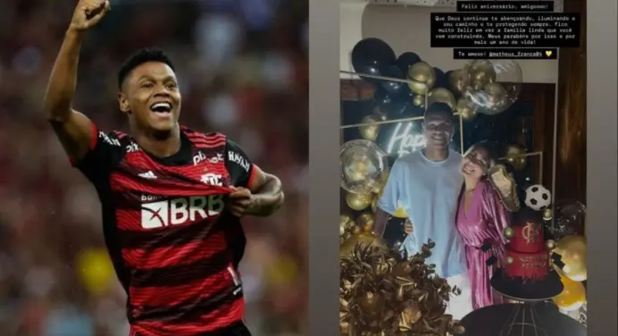 Torcedores do Vasco se revoltam com jogador após foto com bolo do Flamengo
