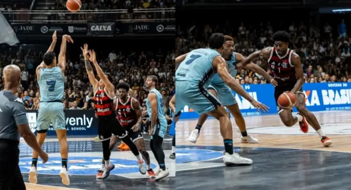 Série empatada! Flamengo vence Brasília fora de casa e leva quartas de final do NBB para o jogo 5