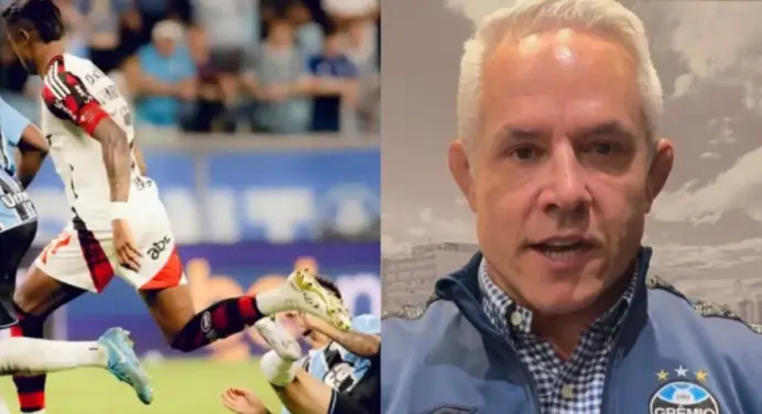 “Um dos principais jogos do ano”: dirigente do Grêmio rebate torcedor e trata partida com o Flamengo como final