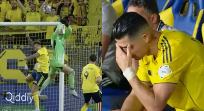 Goleiro da Seleção tem falha bizarra e adia título de Jorge Jesus e Cristiano Ronaldo na Arábia Saudita; veja vídeo