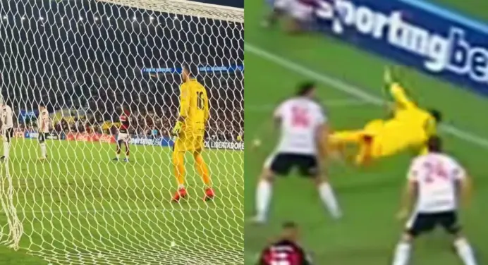 Libertadores: De La Cruz e Varela confundem goleiro do Estudiantes em jogo do Flamengo