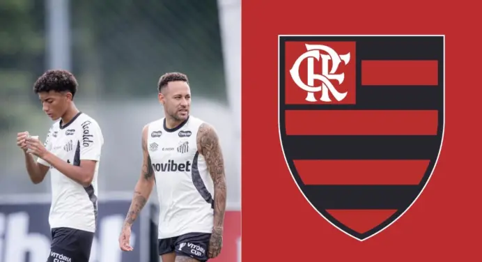 Neymar x Robinho Jr: caos em treino no Santos aconteceu após expulsão de campeão da Libertadores pelo Flamengo