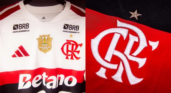 Flamengo faz mudança na camisa para jogo contra o Athletico