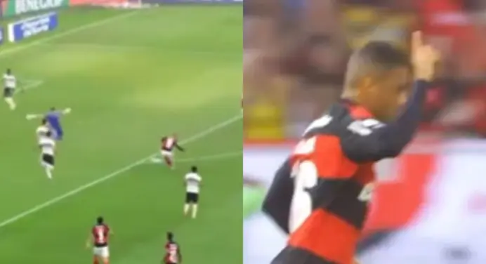 VÍDEO | Samuel Lino aproveita falha da defesa e marca 1º gol do Flamengo contra o Coritiba