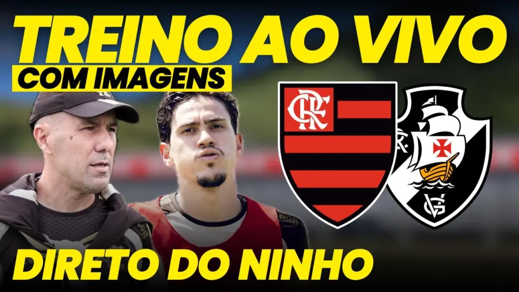 AO VIVO: assista ao treino do Flamengo com o Coluna do Fla