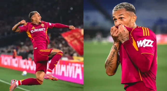 Ex-Flamengo, Wesley faz golaço e Roma goleia a Fiorentina pelo Italiano