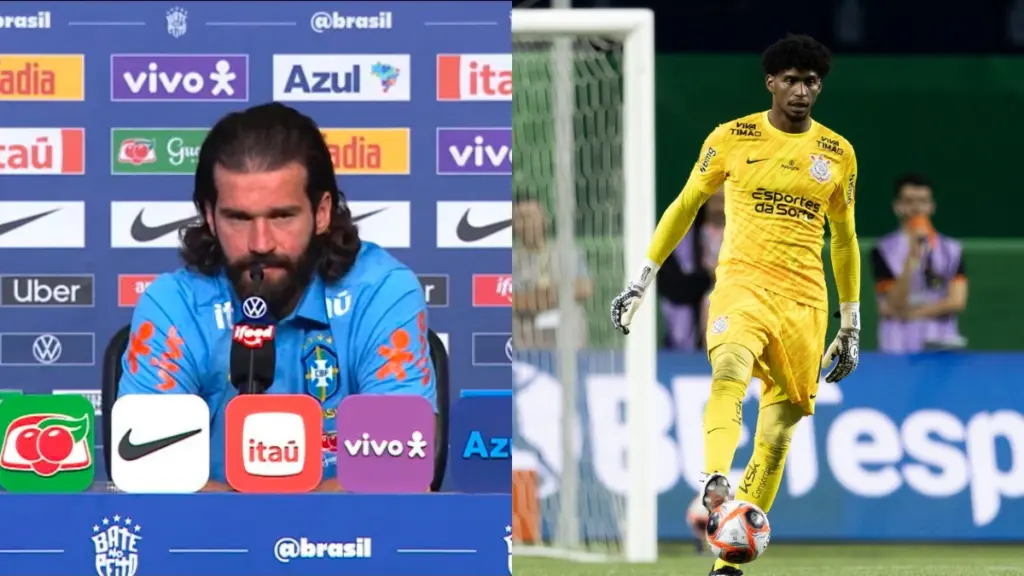 Goleiro do Liverpool manda recado a ex-Flamengo não convocado por Ancelotti na Seleção Brasileira