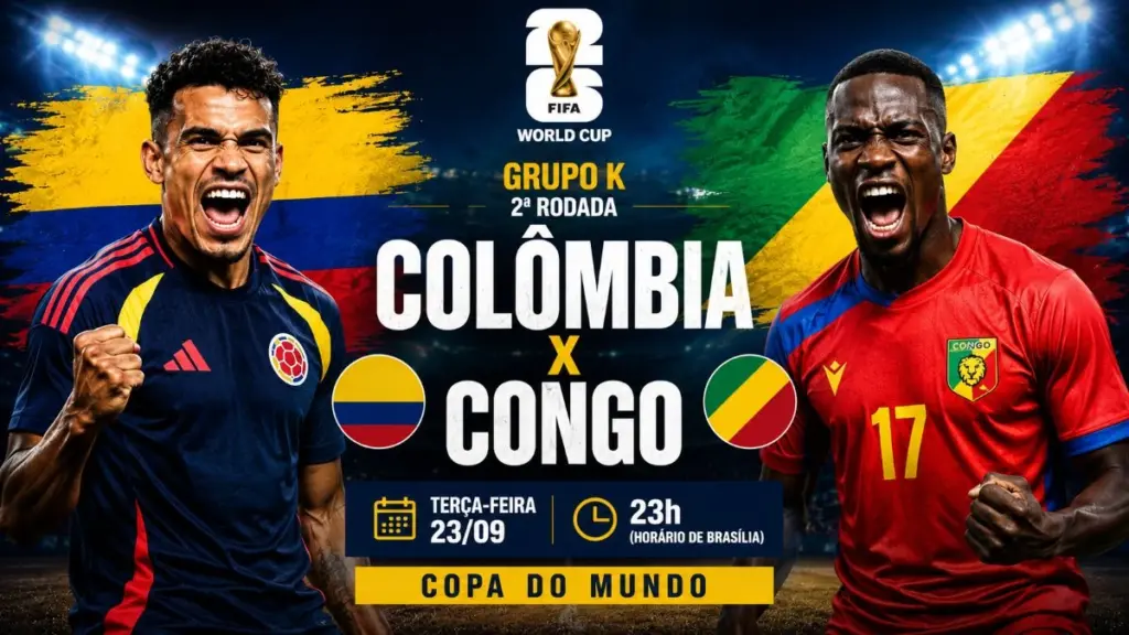 Com Carrascal no banco, Colômbia divulga escalação para jogo contra Congo na Copa do Mundo