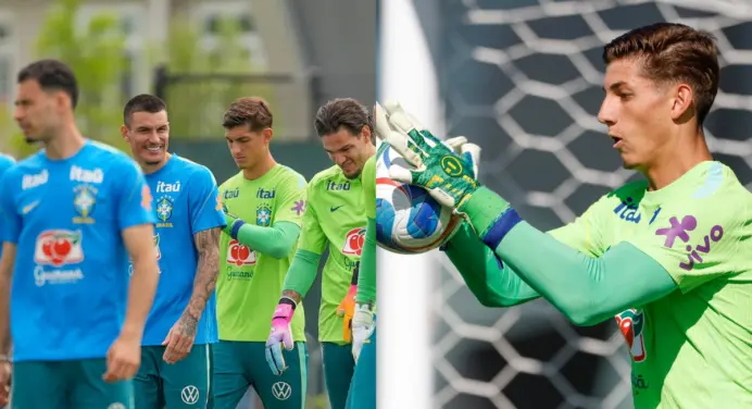 Copa do Mundo: goleiro do Flamengo toma atitude após treino com a Seleção Brasileira