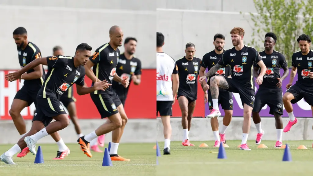 Seleção Brasileira: jogadores do Flamengo treinam para Copa do Mundo em CT de luxo
