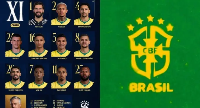 Com Lucas Paquetá, Seleção Brasileira divulga escalação para jogo contra o Egito