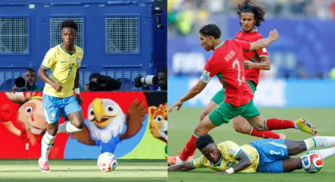 Ibrahimovic cobra expulsão de jogador do Marrocos em jogo do Brasil, pela Copa do Mundo