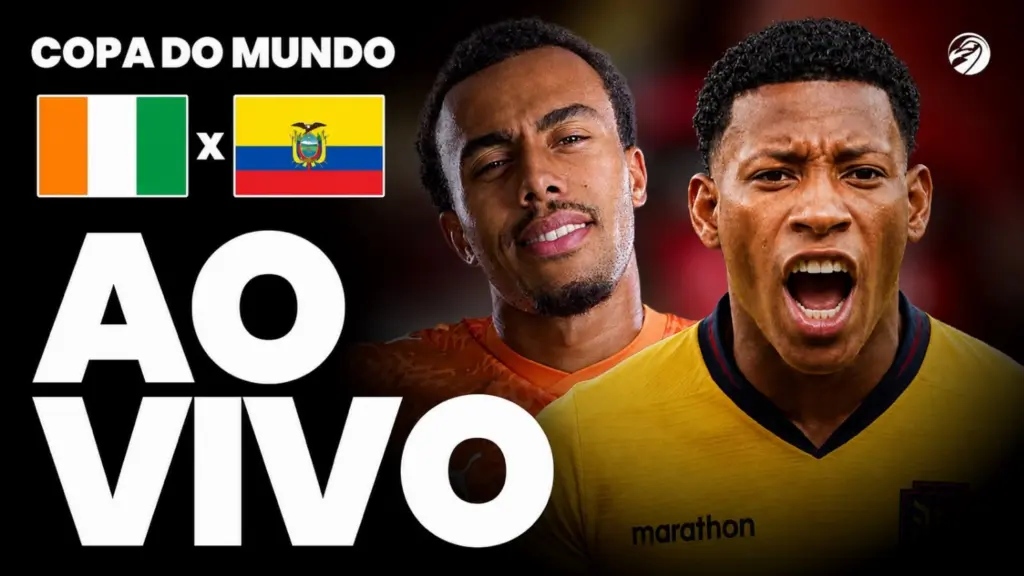 AO VIVO: assista ao jogo do Equador x Costa do Marfim, pela Copa do Mundo, com o Coluna do Fla