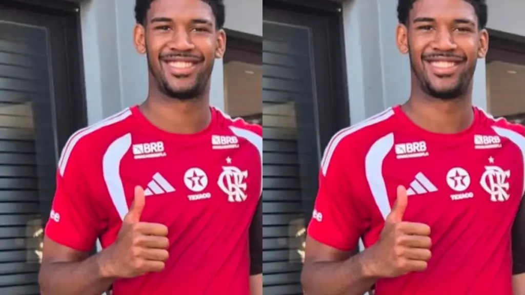 Está de volta? Kauã Santos, goleiro de time da Alemanha, treina no CT do Flamengo; veja foto