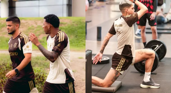 Plata e Ayrton Lucas: veja as situações dos 2 jogadores antes do próximo jogo do Flamengo